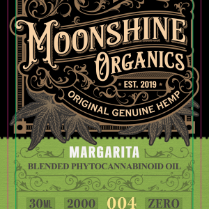 Moonshine Organics Craft Cocktail Collection Margarita Label